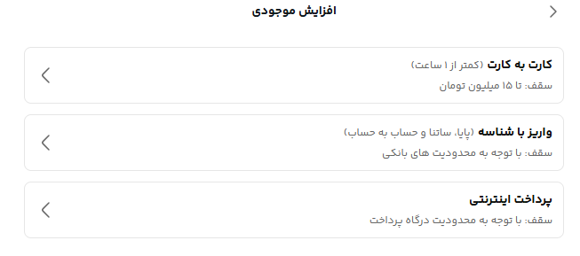 واریز و برداشت میلی گلد