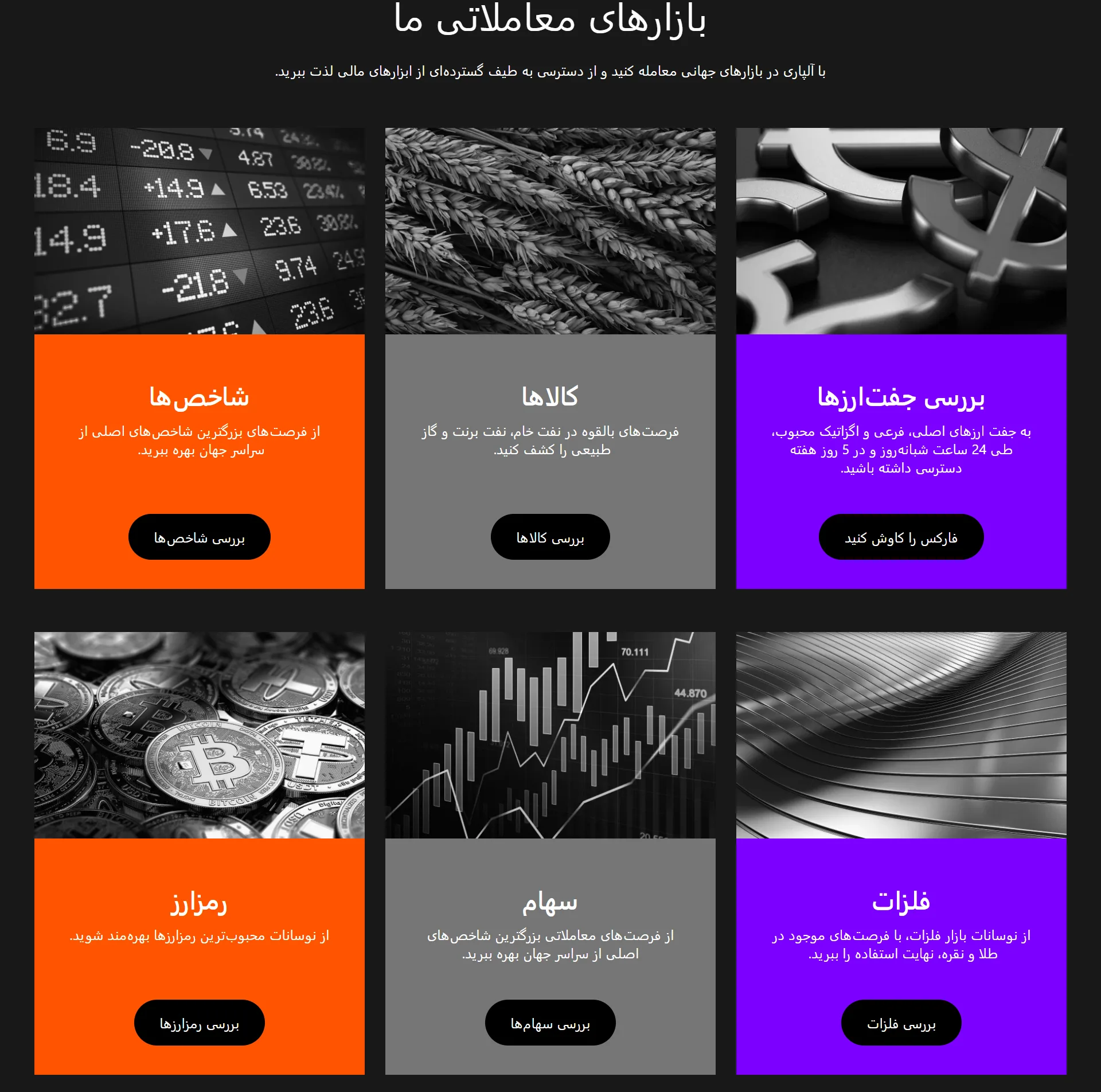 نمادهای معاملاتی بروکر آپاری