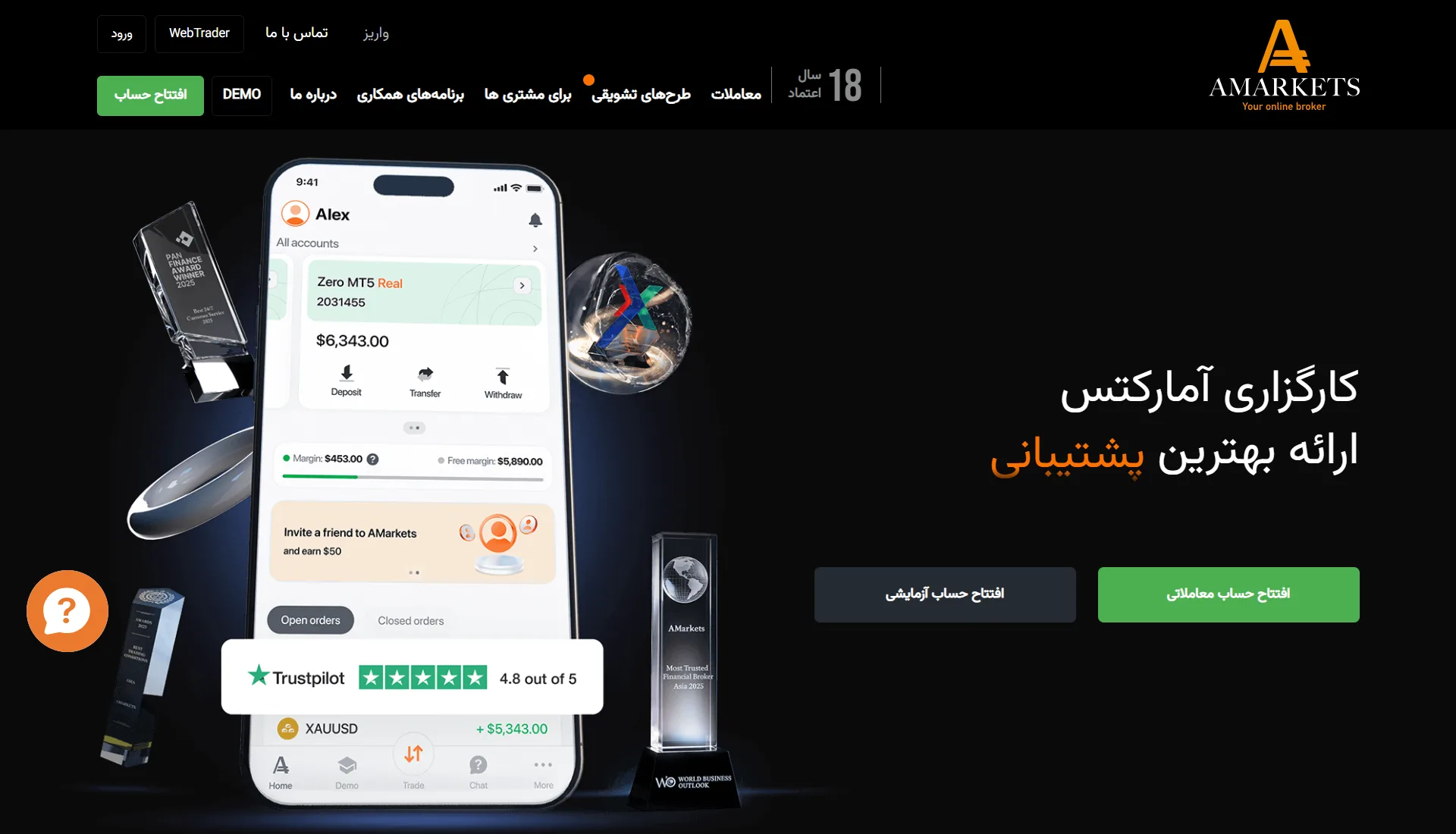 معرفی-بروکر-آمارکتس