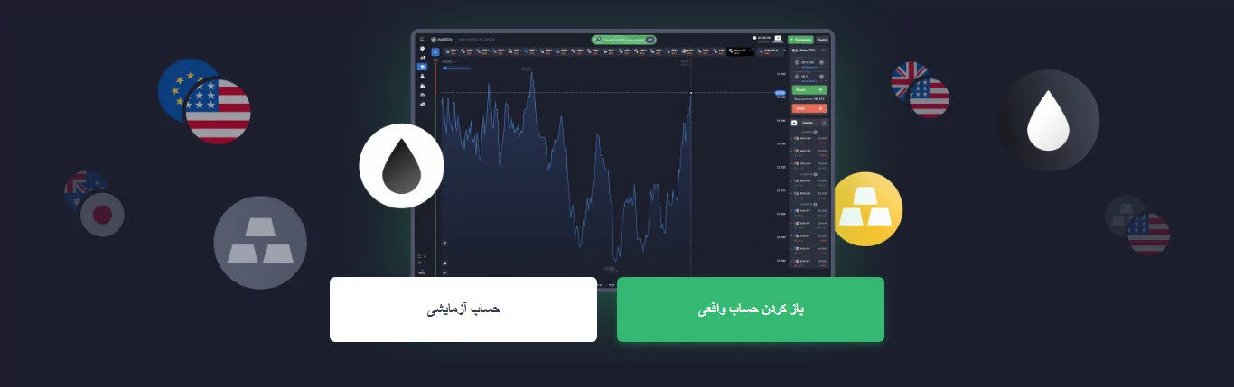 quotex - نماد معاملاتی - بروکر کوتکس