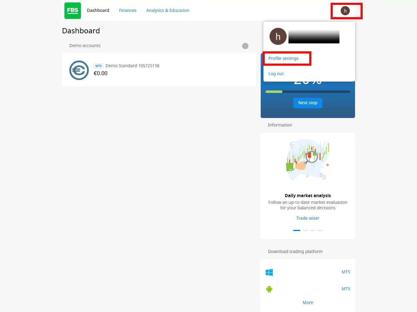 FBS - احراز هویت - بروکر اف بی اس
