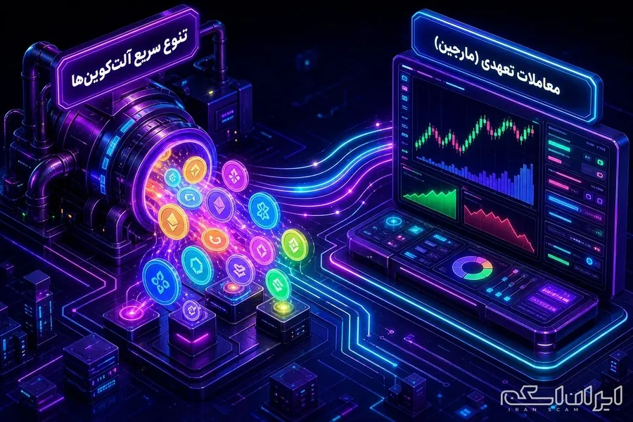 تفاوت تنوع ارز در بیتپین و نوبیتکس