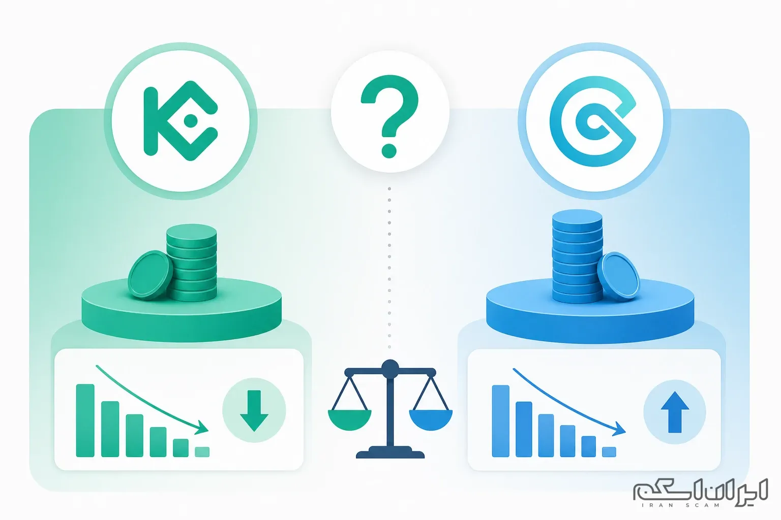 کارمزد کوکوین یا کوینکس کمتر است؟