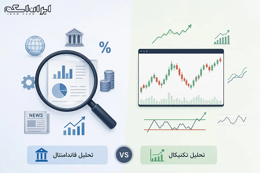 مقایسه تحلیل تکنیکال و تحلیل فاندامنتال در بازارهای مالی