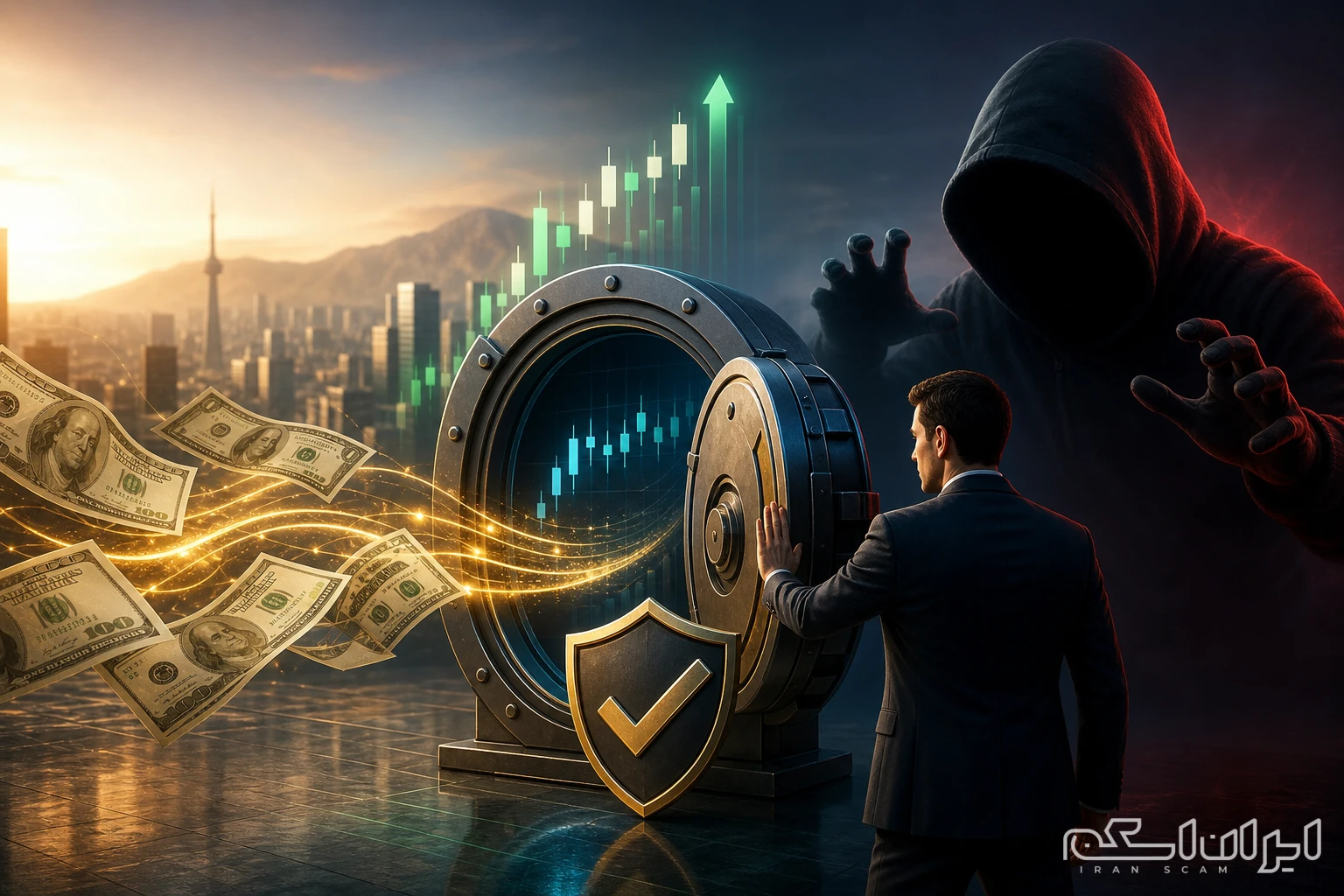 امنیت واریز و برداشت به بروکرها