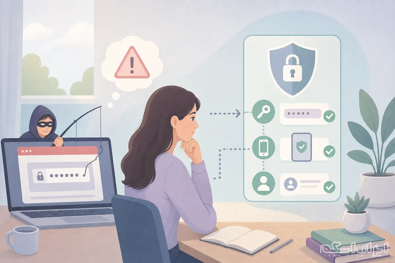 اگر رمز عبور را در سایت جعلی وارد کردیم چه کنیم؟