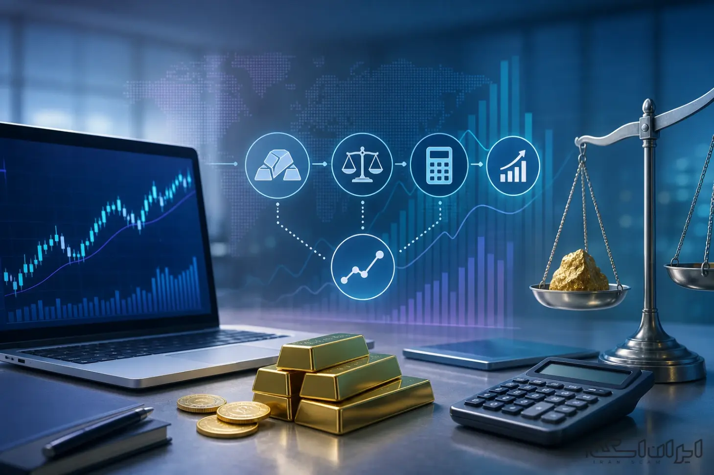 قیمت طلای آنلاین چگونه محاسبه می‌شود؟
